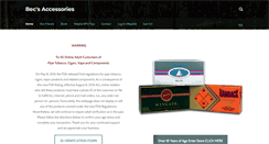 Desktop Screenshot of cigarettetobacco.com